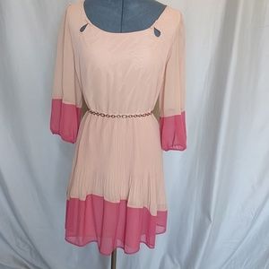 Beautiful Lauren Conrad chiffon fit n flare dress